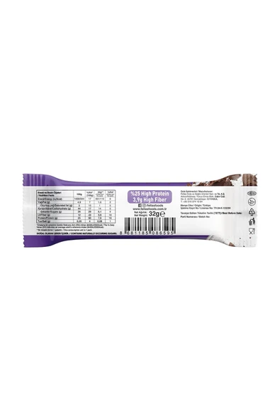 Protein Bar 32g Süper İkili Kutu 24 Adet - Duble Kakaolu x 12 Adet + Fındıklı x 12 Adet - 2