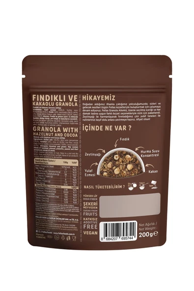 Granola 2'li - Yaban Mersini & Kuruyemişli 200g + Fındık & Kakaolu 200g - 3