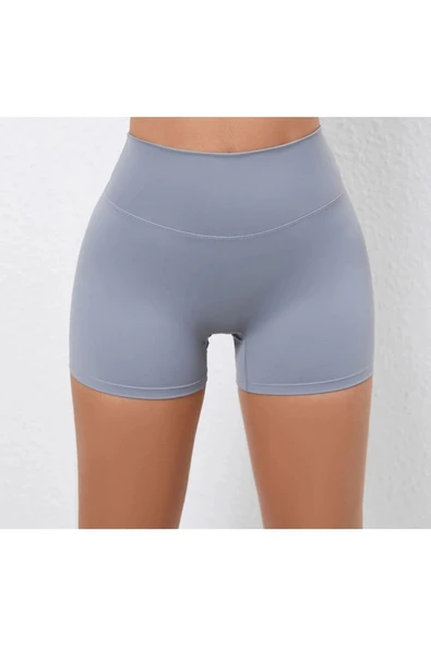 Sportif Kadın Bisiklet Egzersiz Ince Tayt Şort - 5