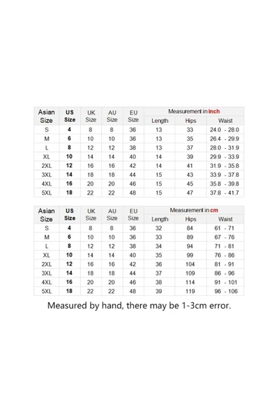 Kadın Etekli Şort Alt Giyim Yüksel Bel - 3