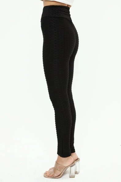 Brazil Tayt Arkası Büzgülü Siyah - 3