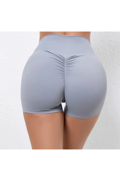 Sportif Kadın Bisiklet Egzersiz Ince Tayt Şort