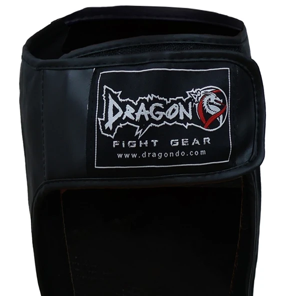 DragonDo 40715-P Kaval Ayak Koruyucu Siyah Profesyonel Kick Boks Kaval Koruyucu - 5