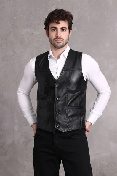 Toptan Yelek (SİYAH RENK) - 5