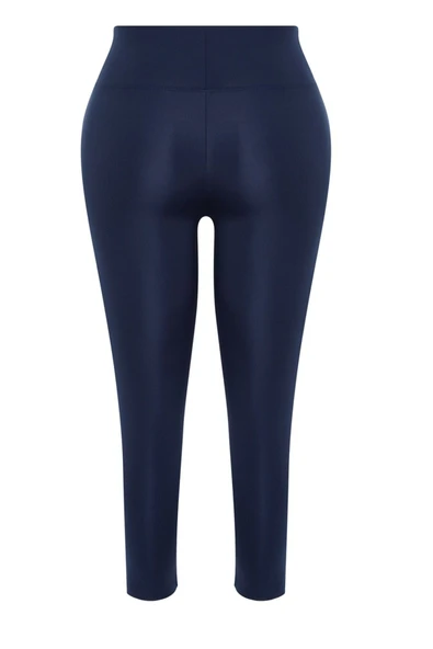 İnce Tayt Toparlayıcı Yüksel Bel Lacivert Renk - 7