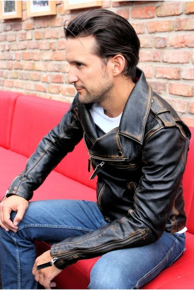 Prof Model Biker Motorcu Eskitme Spor Mont Uzun Kolllu - 4