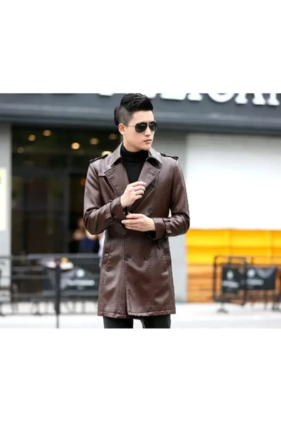 Hakiki Deri Uzun Mont Kaban Dar Kesim - 7