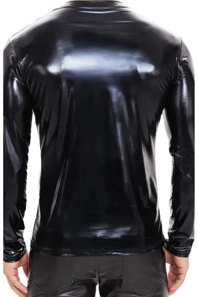 Rugan V Yaka Uzun Kollu Tişört - 2