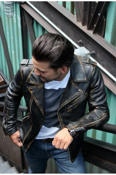 Prof Model Biker Motorcu Eskitme Spor Mont Uzun Kolllu - 3