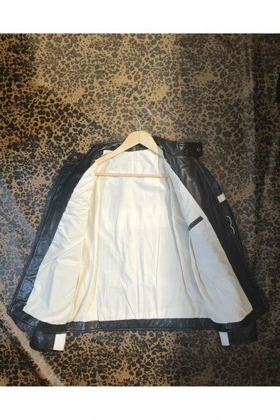 Hakiki deri Erkek regular-fit spor ceket - 2