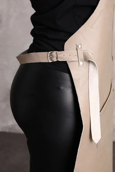 Dana Derisi Önlük Gri Renk - 3