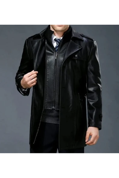 Pardesü Kaban Içi Kürk Tam Boy - Resim 4