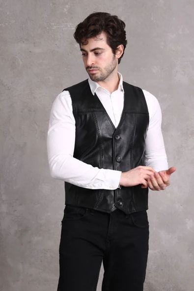 Toptan Yelek (SİYAH RENK) - 4