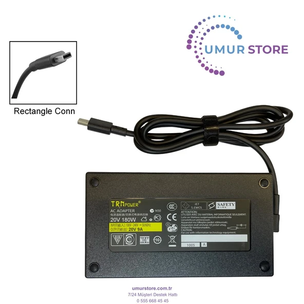 Asus BY180W Rectangle Laptop Adaptörü ürün görseli