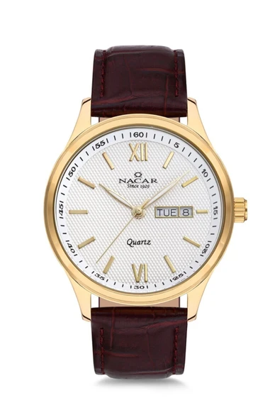Nacar Nc31-29b155-dsl2 Erkek Kahverengi Kol Saati 42mm ürün görseli