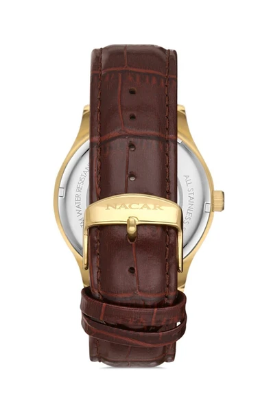 Nacar Nc31-29b155-dsl2 Erkek Kahverengi Kol Saati 42mm - Resim 3