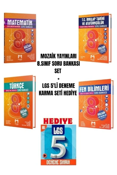MOZAİK 8.SINIF SORU BANKASI SET - 1
