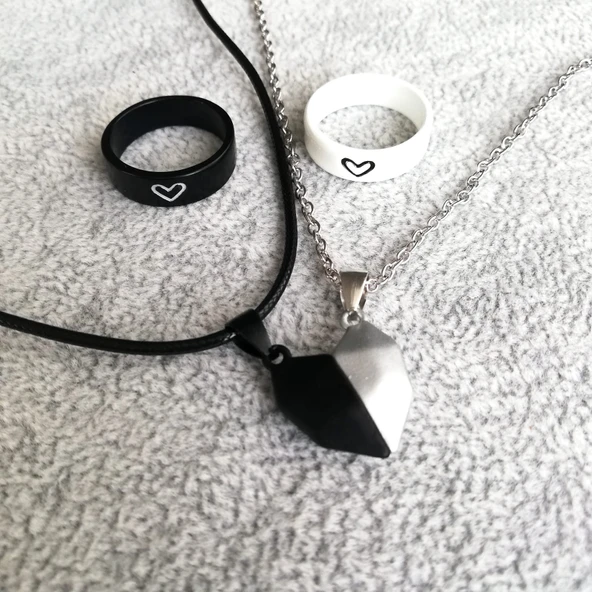 Kolye Yüzük Takı Seti - Resim 2