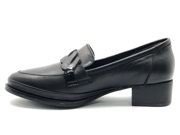 Venüs Cedrus Hakiki Deri Comfort Ortopedik Kadın Topuklu Ayakkabı - Resim 3