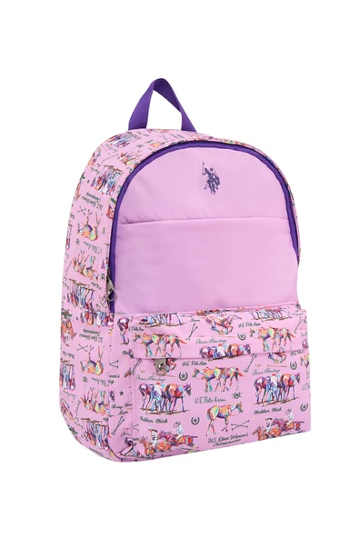 U.S. Polo Assn. Plcan24344 Sırt Çantası - Okul Çantası Lila - 2