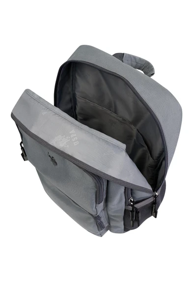 U.S. Polo Assn. Plcan24008 Sırt Çantası - Okul Çantası Gri - Resim 2