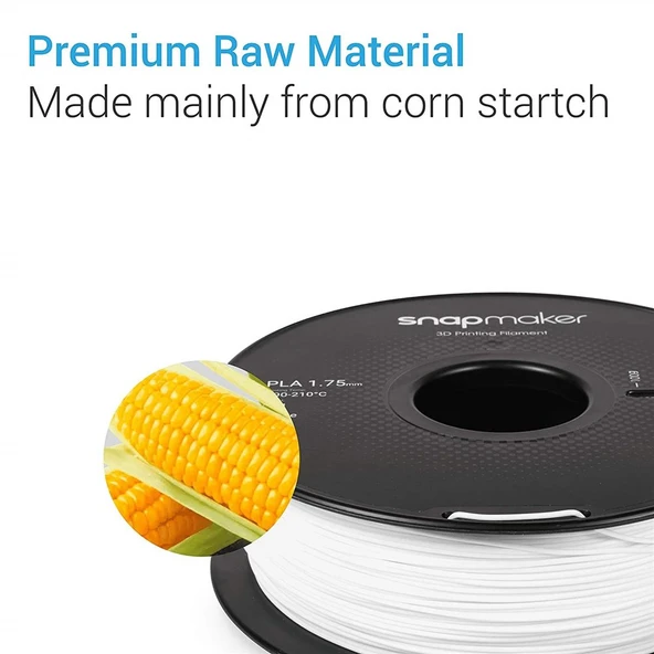 Snapmaker Pla Beyaz 3D Yazıcı Filamenti 1.75mm 1Kg - Resim 4