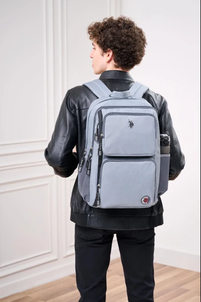 U.S. Polo Assn. Plcan24008 Sırt Çantası - Okul Çantası Gri - Resim 5