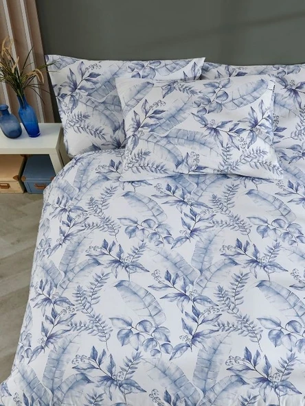 Pamuklu Çift Kişilik Nevresim Takımı - Yumuşak Dokulu 200x220 cm ( Çarşafı King Size ) - 7