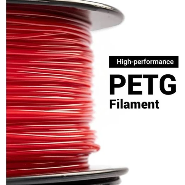 Snapmaker Petg Kırmızı 3D Yazıcı Filamenti 1.75mm 1Kg - Resim 3