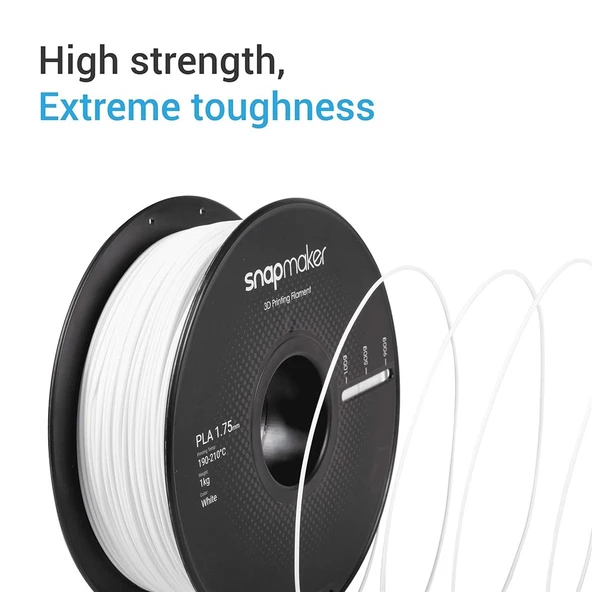 Snapmaker Pla Beyaz 3D Yazıcı Filamenti 1.75mm 1Kg - Resim 2