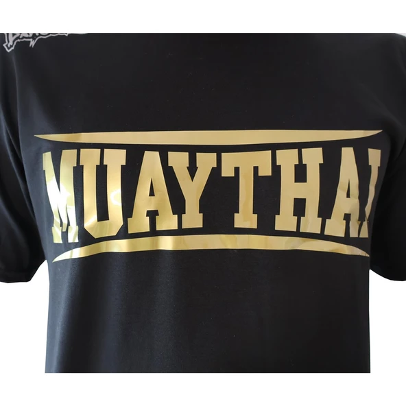 DragonDo TX8522 Muaythai Tişört Gold Baskılı Muay Thai Tişört - 2