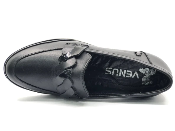 Venüs Cedrus Hakiki Deri Comfort Ortopedik Kadın Topuklu Ayakkabı - Resim 4