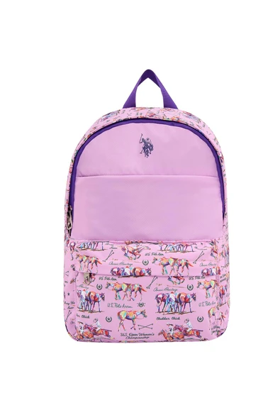 U.S. Polo Assn. Plcan24344 Sırt Çantası - Okul Çantası Lila - 1