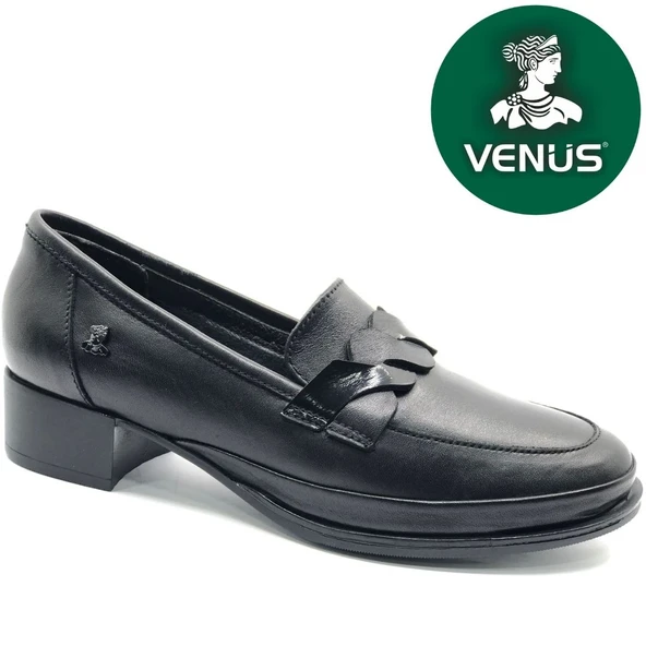 Venüs Cedrus Hakiki Deri Comfort Ortopedik Kadın Topuklu Ayakkabı - Resim 2