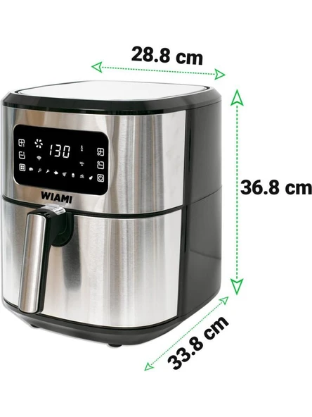 Wiami AirFryer 6.5L Akıllı Yağsız Fritöz - 3