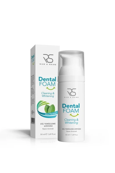 RİSE & SHİNE Nane Aromalı Diş Temizleme Köpüğü - 50 ml