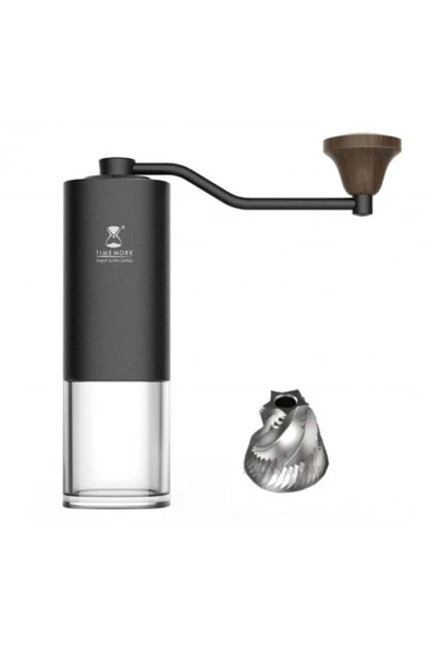 Timemore Chestnut G1 Plus Manuel Şeffaf Hazneli Kahve Değirmeni Teşhir