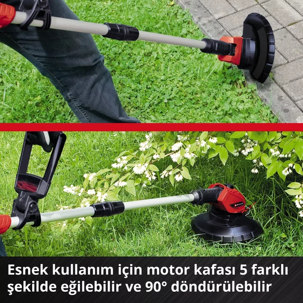 Einhell GE-CT 18 Li - Çift Akülü 2.5 Ah Kenar Kesme - 5