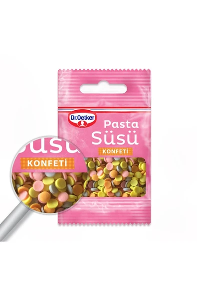 Dr. Oetker Pasta Süsü Konfeti 10 gr ürün görseli