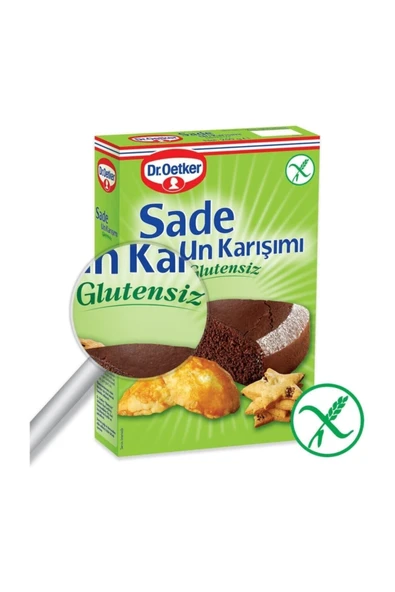 Dr. Oetker Glutensiz Sade Un Karışımı 250 gr ürün görseli