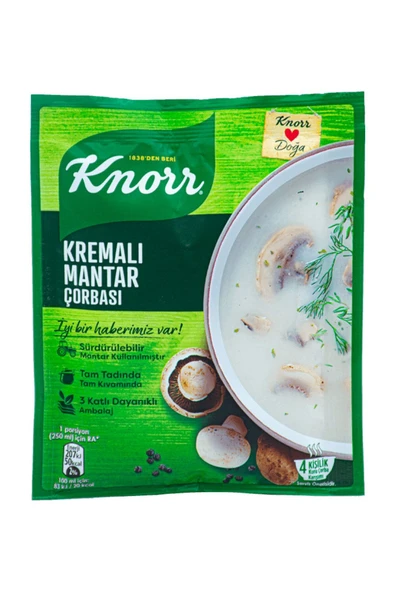 Knorr Hazır Çorba Kremalı Mantar 63 Gr - Resim 2