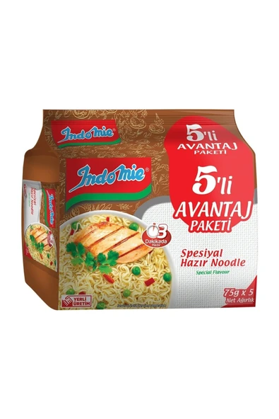 İndomie Hazır Noodle 75gr X5 Special ürün görseli