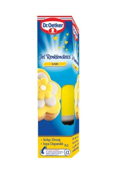 Dr. Oetker Sarı Jel Renklendirici 10 gr ürün görseli