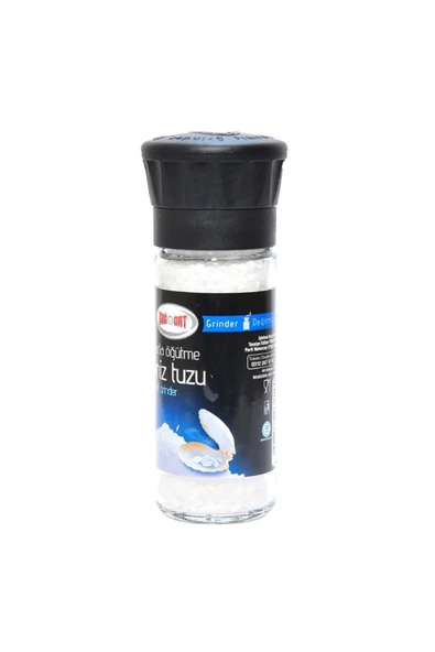 Bağdat Baharat Çakıl Deniz Tuzu Cam Değirmen 110gr - Resim 2
