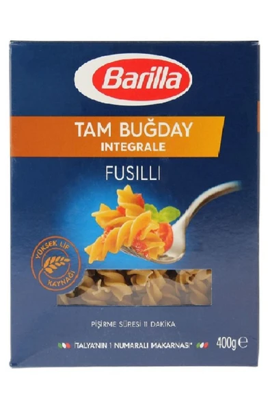 Barilla İntegrale(Tam Buğday) Fusilli (Burgu) Makarna 400 gr ürün görseli