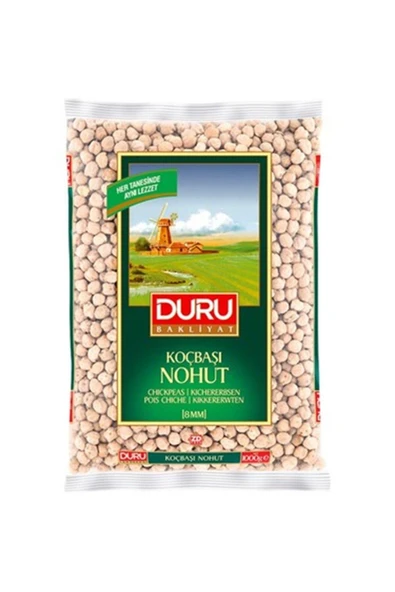 Duru Koçbaşı Nohut (8 MM) 1 Kg ürün görseli 1