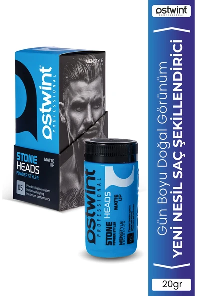 Ostwint Mavi  Stone Matte Saç Şekillendirici Toz Wax 20 ml ürün görseli