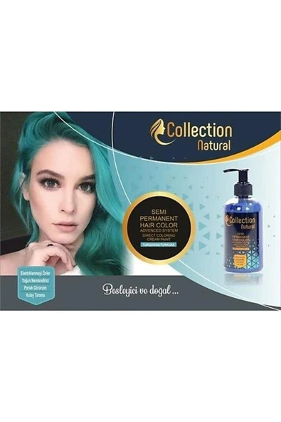 Global Collection Natural Balyaj Boyası 250 ml Turkuaz ürün görseli 1