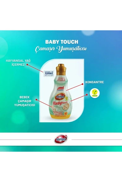 Vatan Baby Touch Konsantre Çamaşır Yumuşatıcı 1440ml - 3
