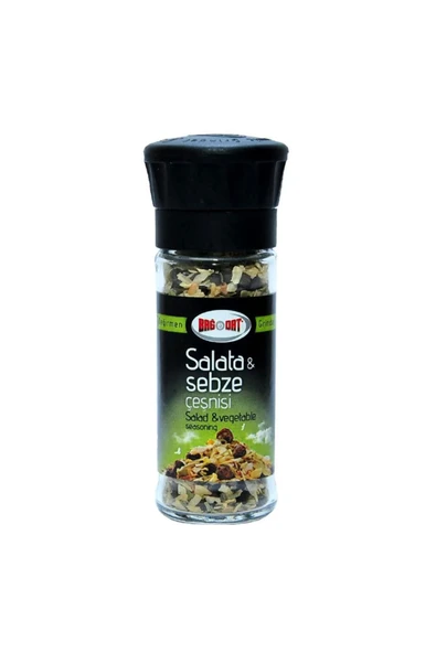 Bağdat Baharat Salata Sebze Çeşnisi Cam Değirmen Kapak 45gr Doğal ürün görseli